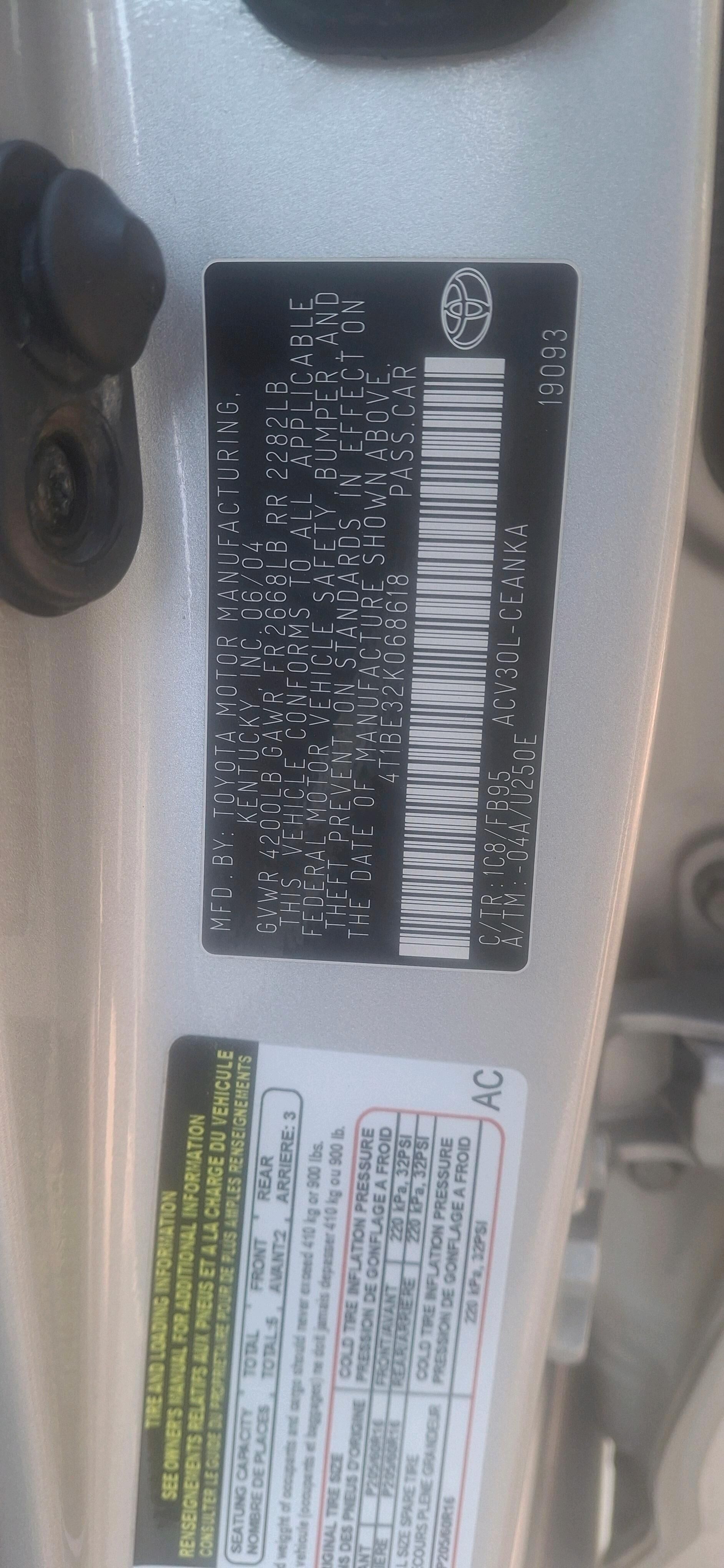 Toyota Camry 2004 - 235 000 TMT - Türkmenbaşy - img 8