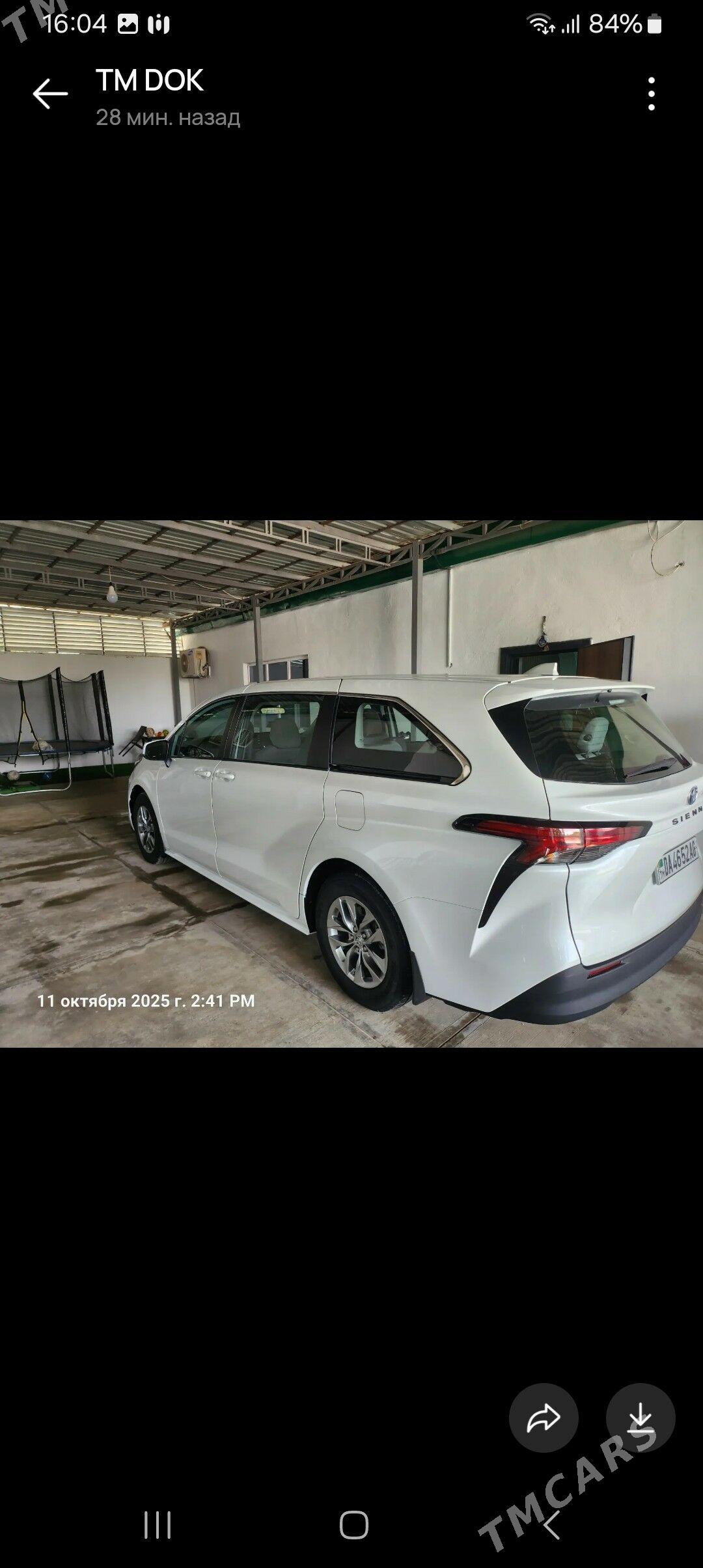 Toyota Sienna 2022 - 480 000 TMT - Ашхабад - img 1