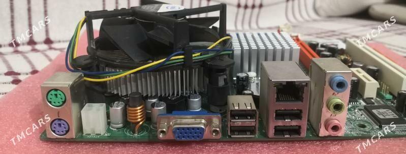 DDR2 plata+kuler+prosesor - Байрамали - img 2