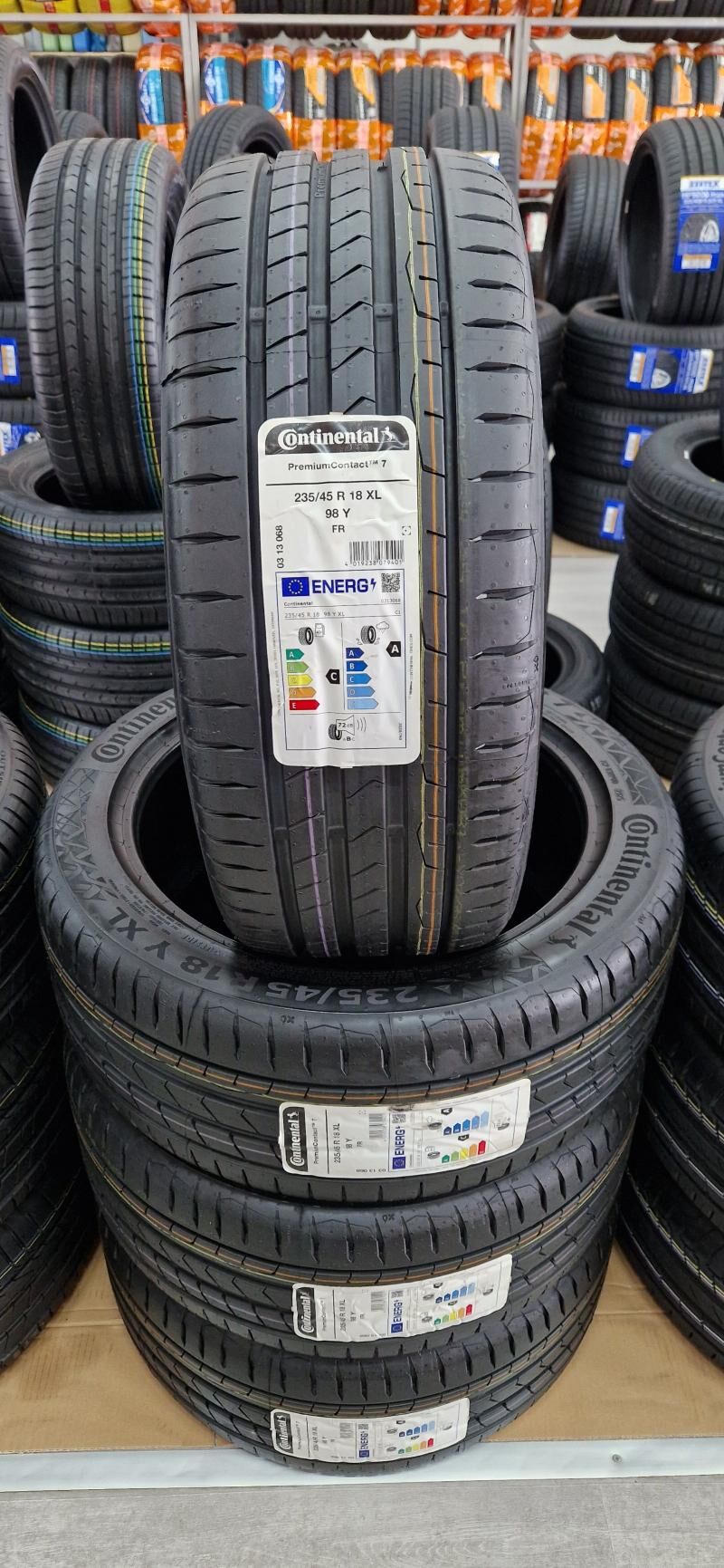 TEKER CONTINENTAL 235/45/18 - Ak bugdaý etraby - img 1