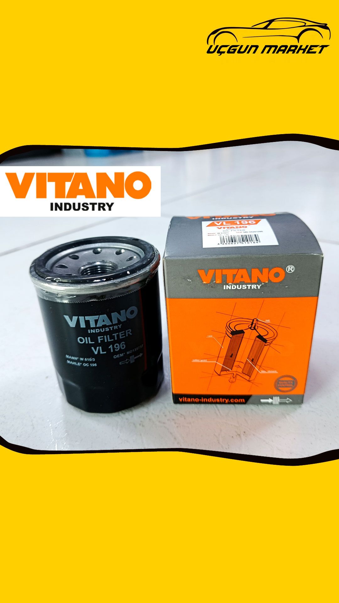 VITANO YAG FILTER ФИЛЬТР - Бузмеин - img 1