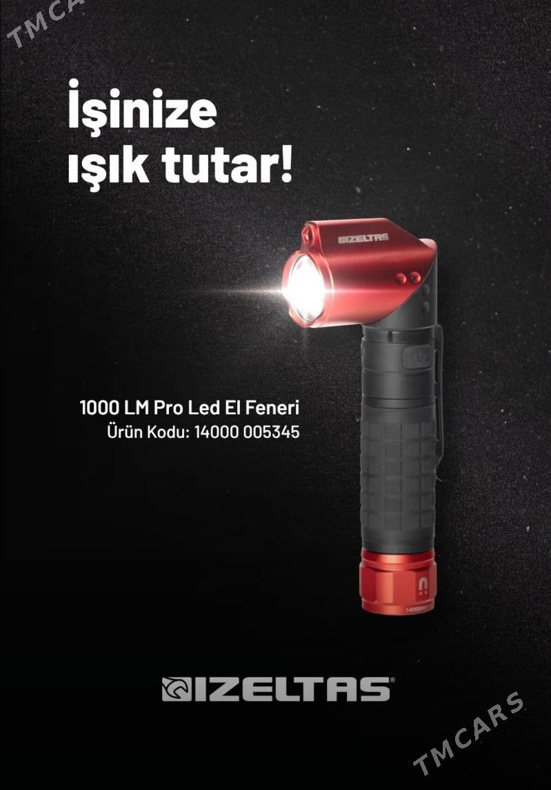 İzeltaş Led El Feneri 1000 Lm - Aşgabat - img 4
