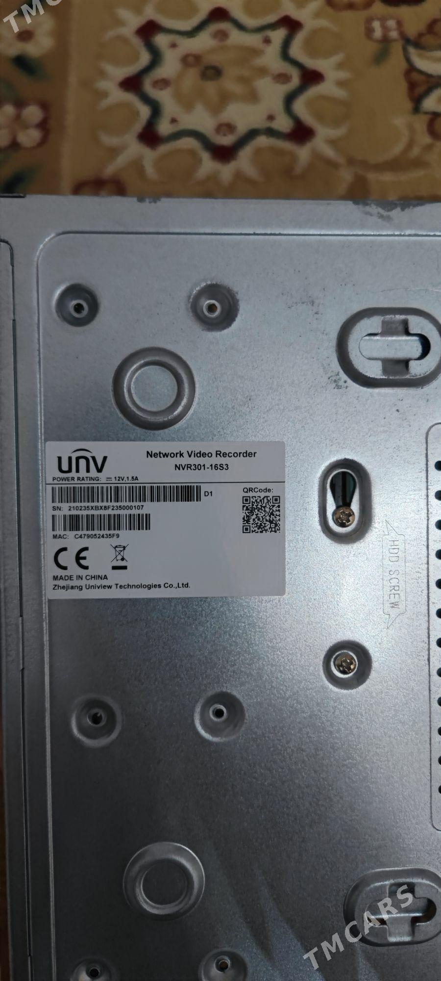 UNV nvr 16ch 4tb hdd - Ашхабад - img 3
