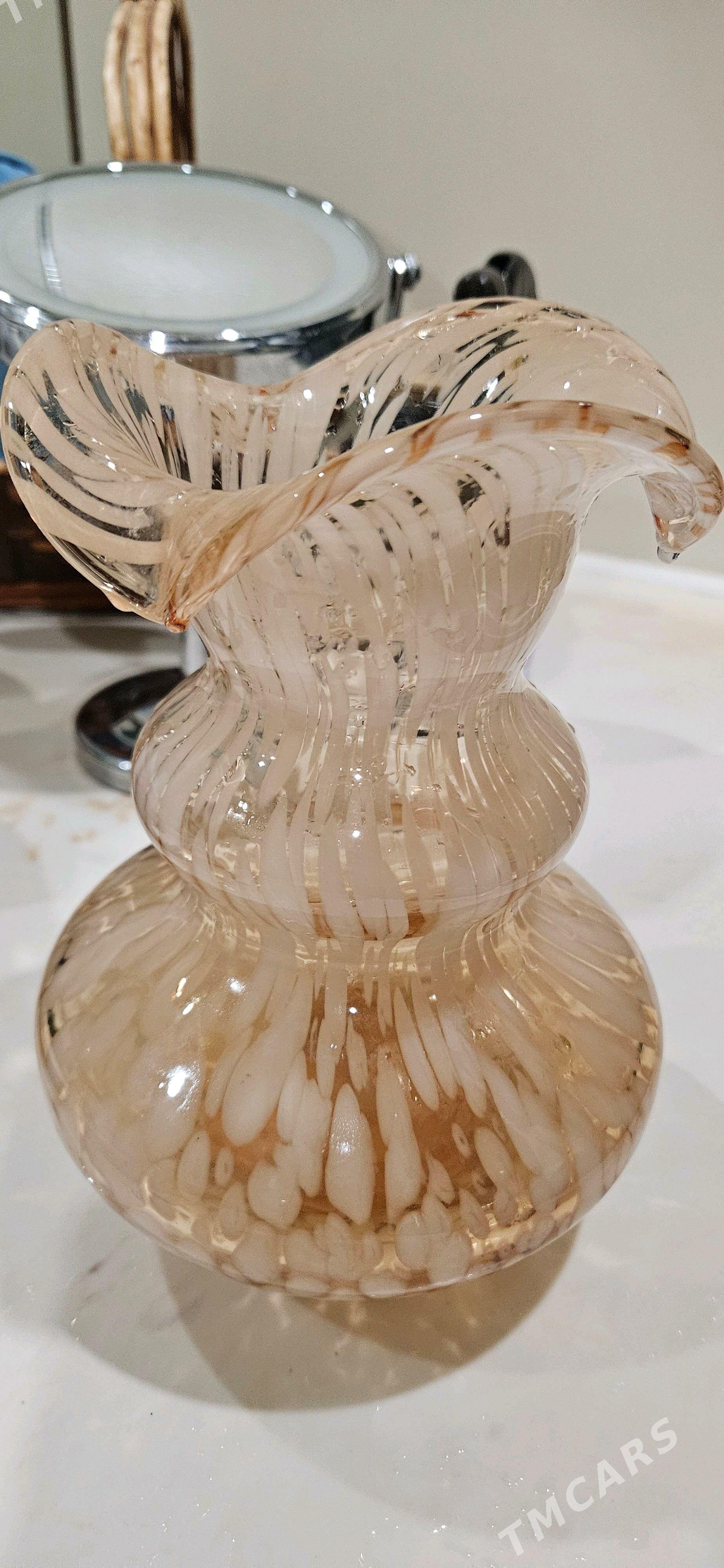 Ваза цветное стекло СССР - Ашхабад - img 1