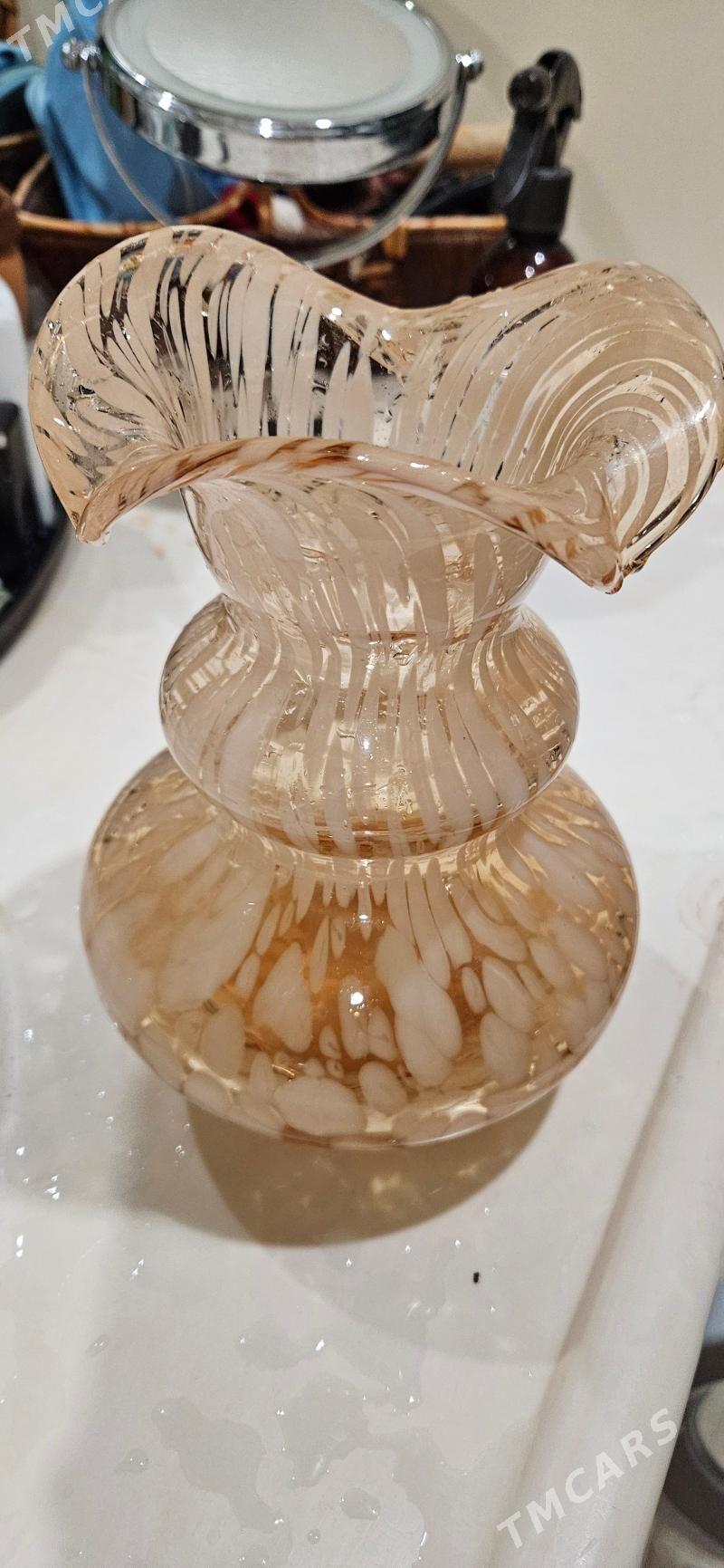 Ваза цветное стекло СССР - Ашхабад - img 4