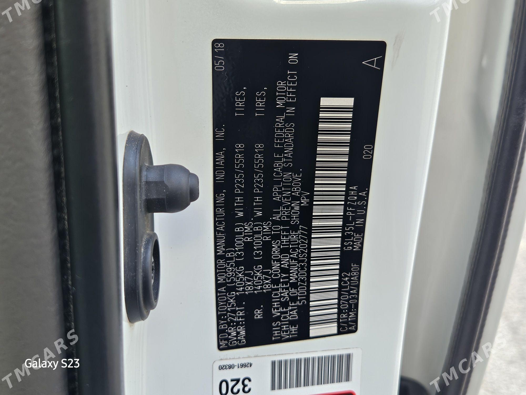 Toyota Sienna 2018 - 475 000 TMT - Mary - img 7