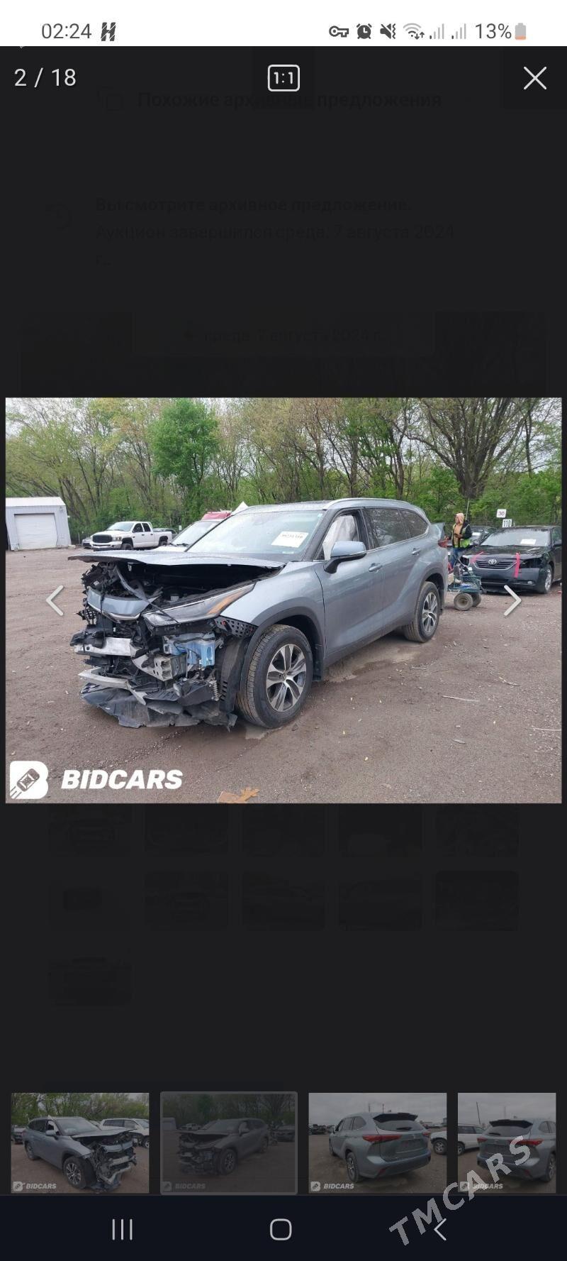 Toyota Highlander 2021 - 590 000 TMT - Ашхабад - img 3