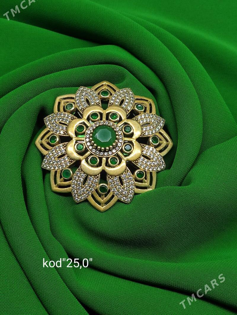 Hürrem kümüş broşga 925 - Ашхабад - img 1