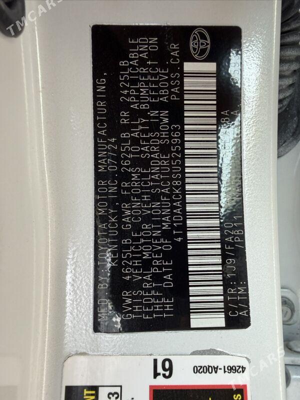 Toyota Camry 2025 - 364 500 TMT - Ашхабад - img 4