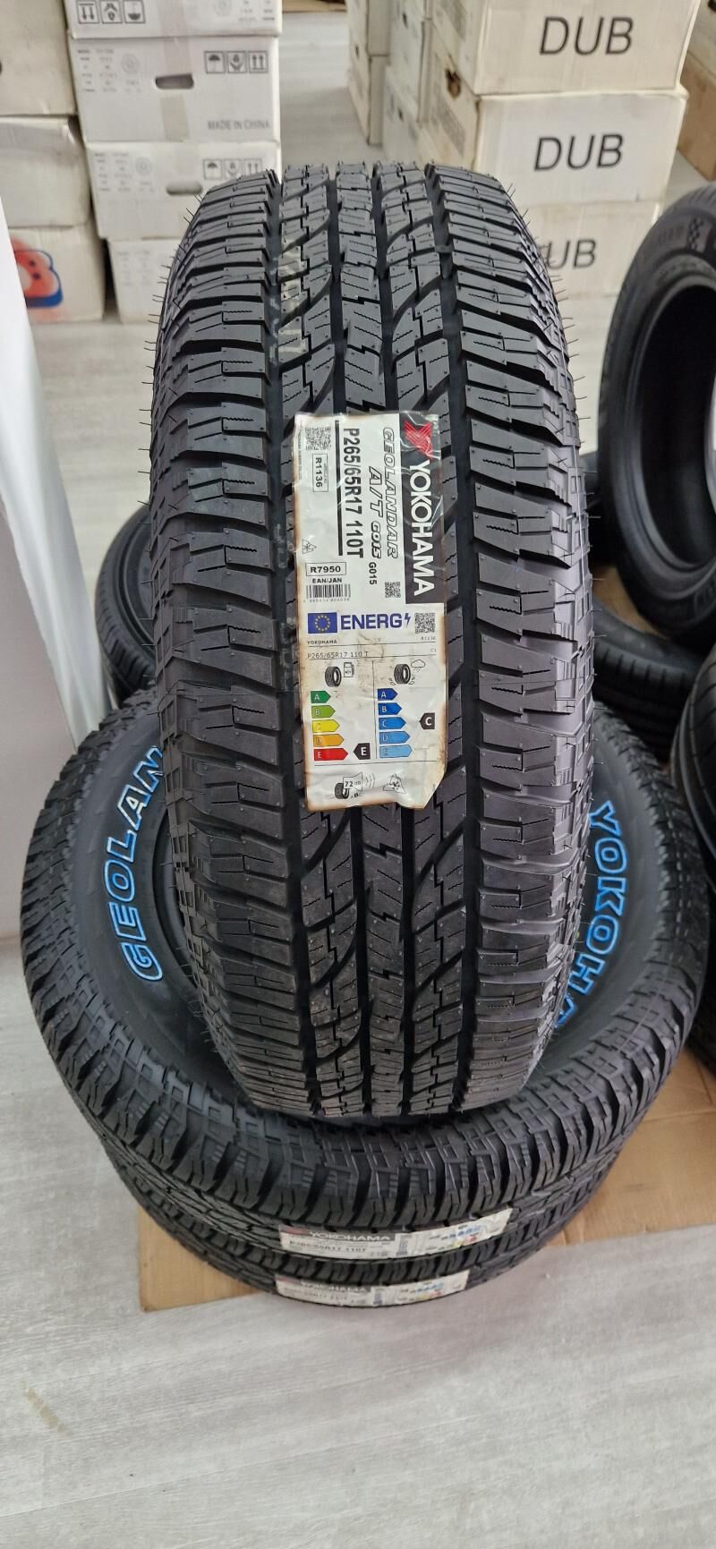 TEKER ÝOKOHAMA 265/65/17 A/T ✅ - Ак-Бугдайский этрап - img 1