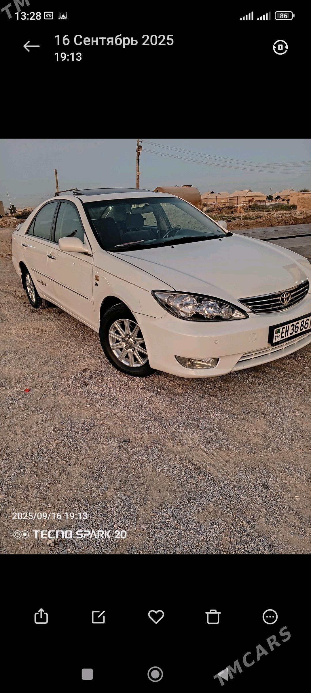 Toyota Camry 2003 - 195 000 TMT - Мары - img 3