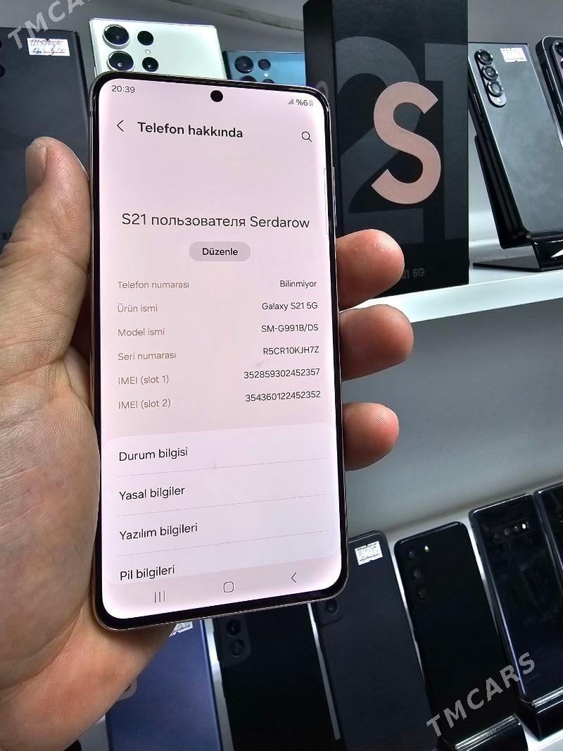 S 21 8/128 GB 2 SIM TP YAZGYLY - Garaşsyzlygyň 15 ýyllygy Söwda Merkezi - img 3