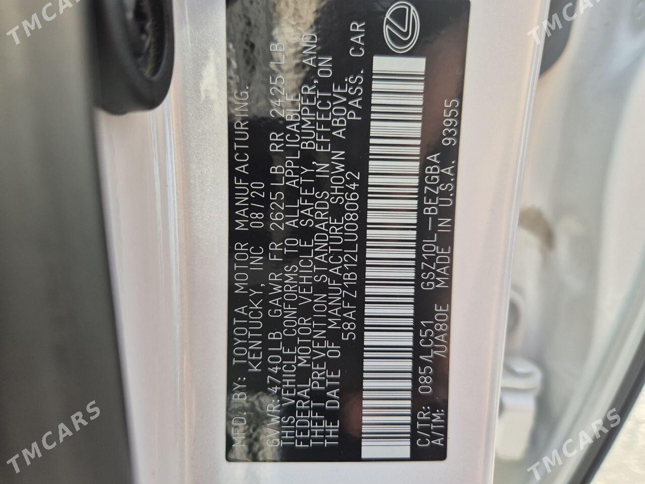 Lexus ES 350 2020 - 750 000 TMT - Aşgabat - img 2