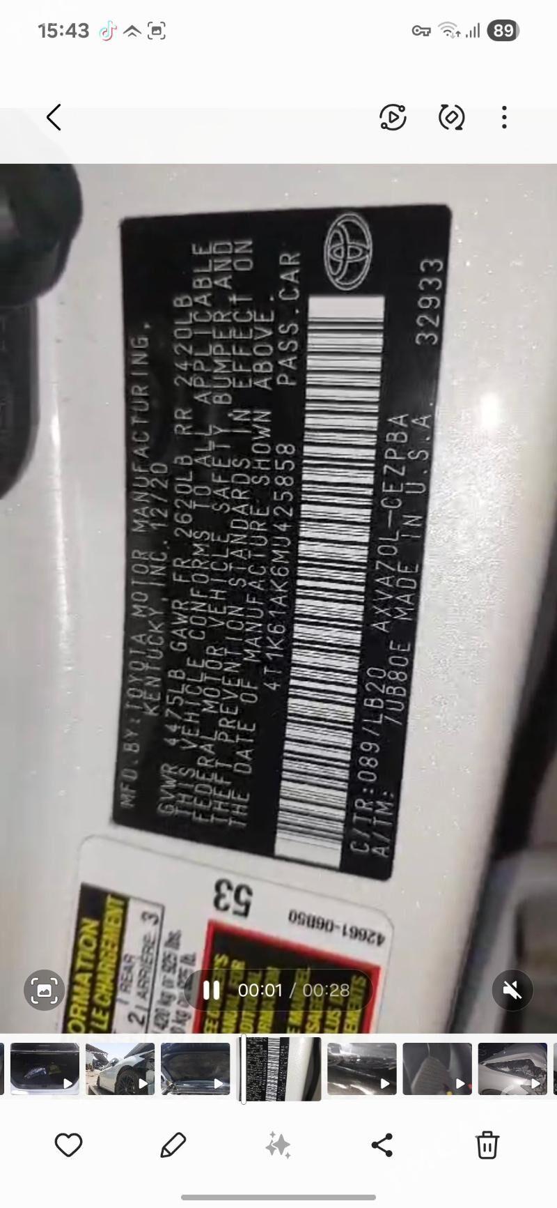 Toyota Camry 2021 - 340 000 TMT - Aşgabat - img 8