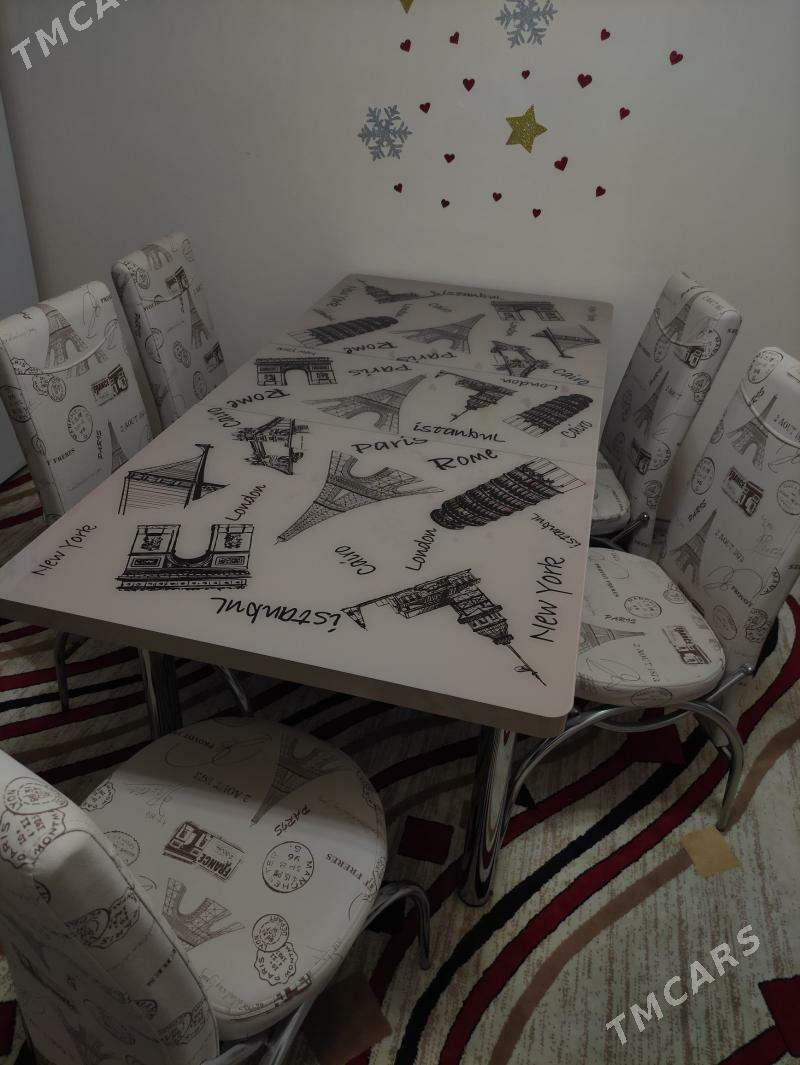 6 adamlyk komplekt stol stul - Türkmenabat - img 2