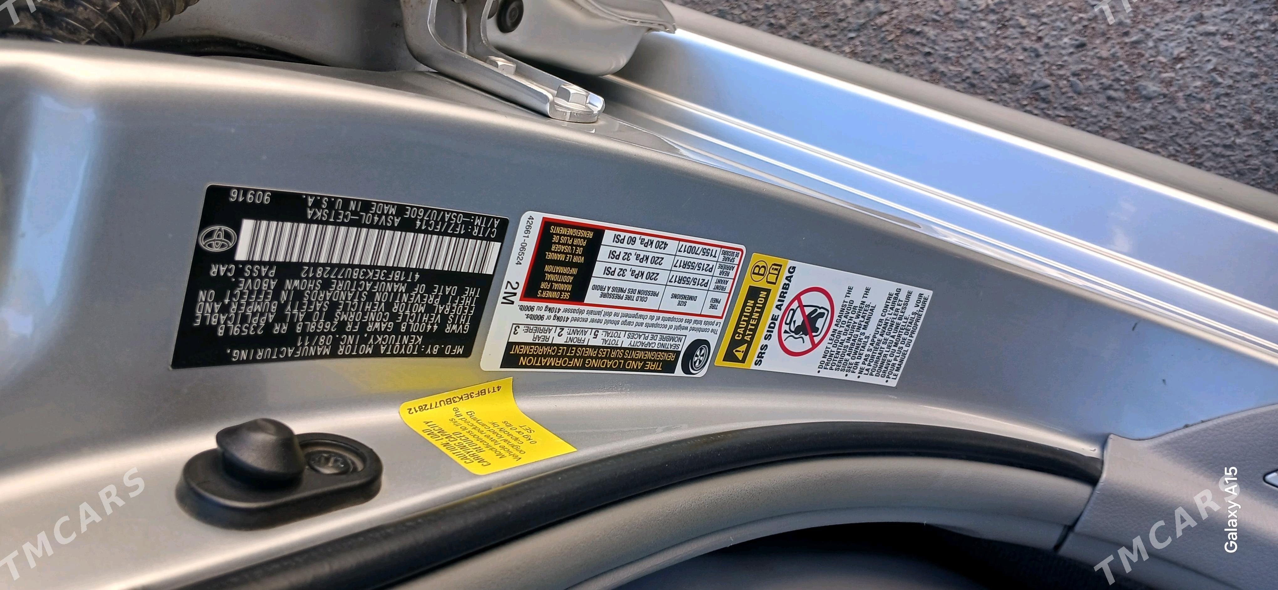 Toyota Camry 2011 - 250 000 TMT - Губадаг - img 4