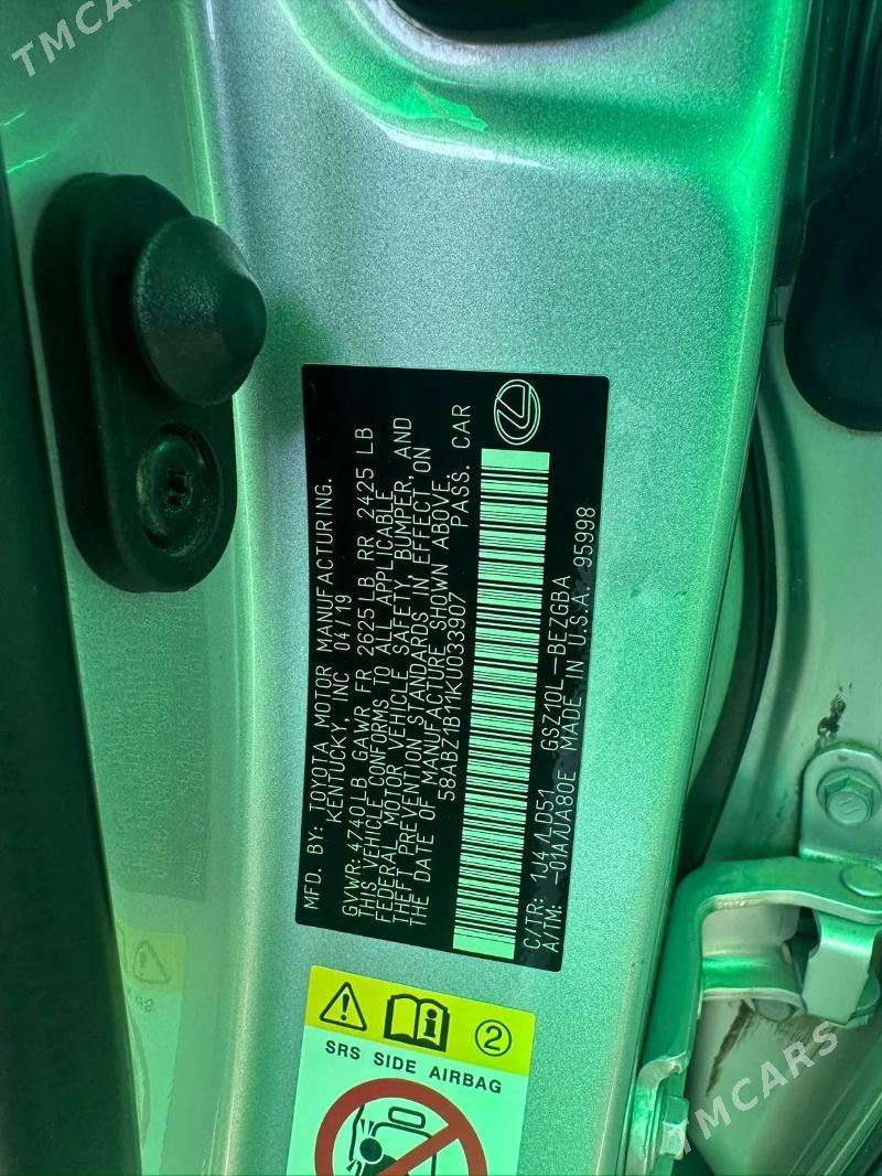 Lexus ES 350 2019 - 590 000 TMT - Aşgabat - img 5