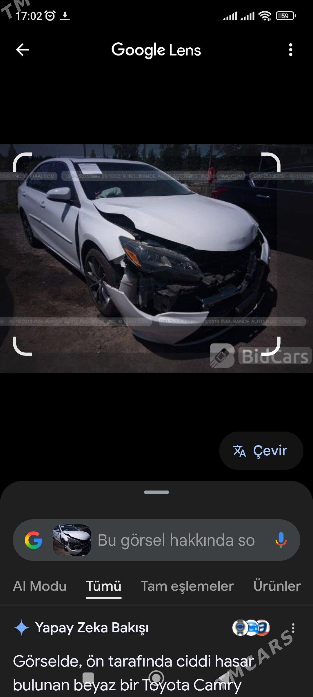 Toyota Camry 2015 - 320 000 TMT - Balkanabat - img 1