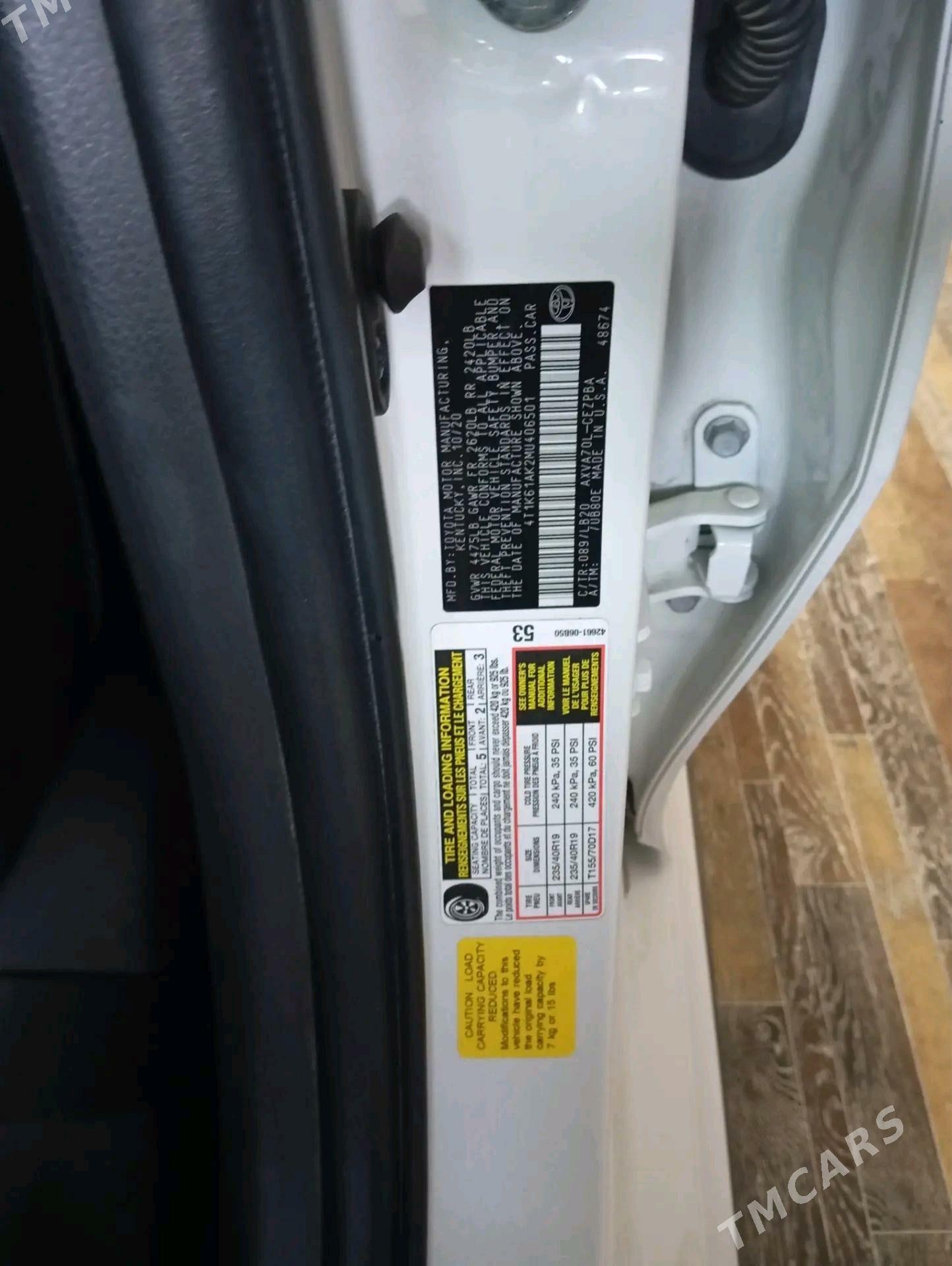 Toyota Camry 2021 - 460 000 TMT - Кёнеургенч - img 5