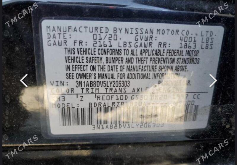 Nissan Sentra 2020 - 125 000 TMT - Мары - img 2