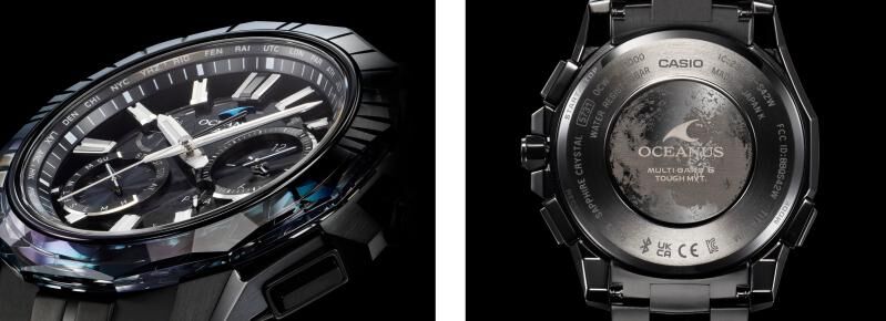 Casio titan korpus we ýakut halka bilen täze Oceanus Manta sagatlaryny çykardy - img 4