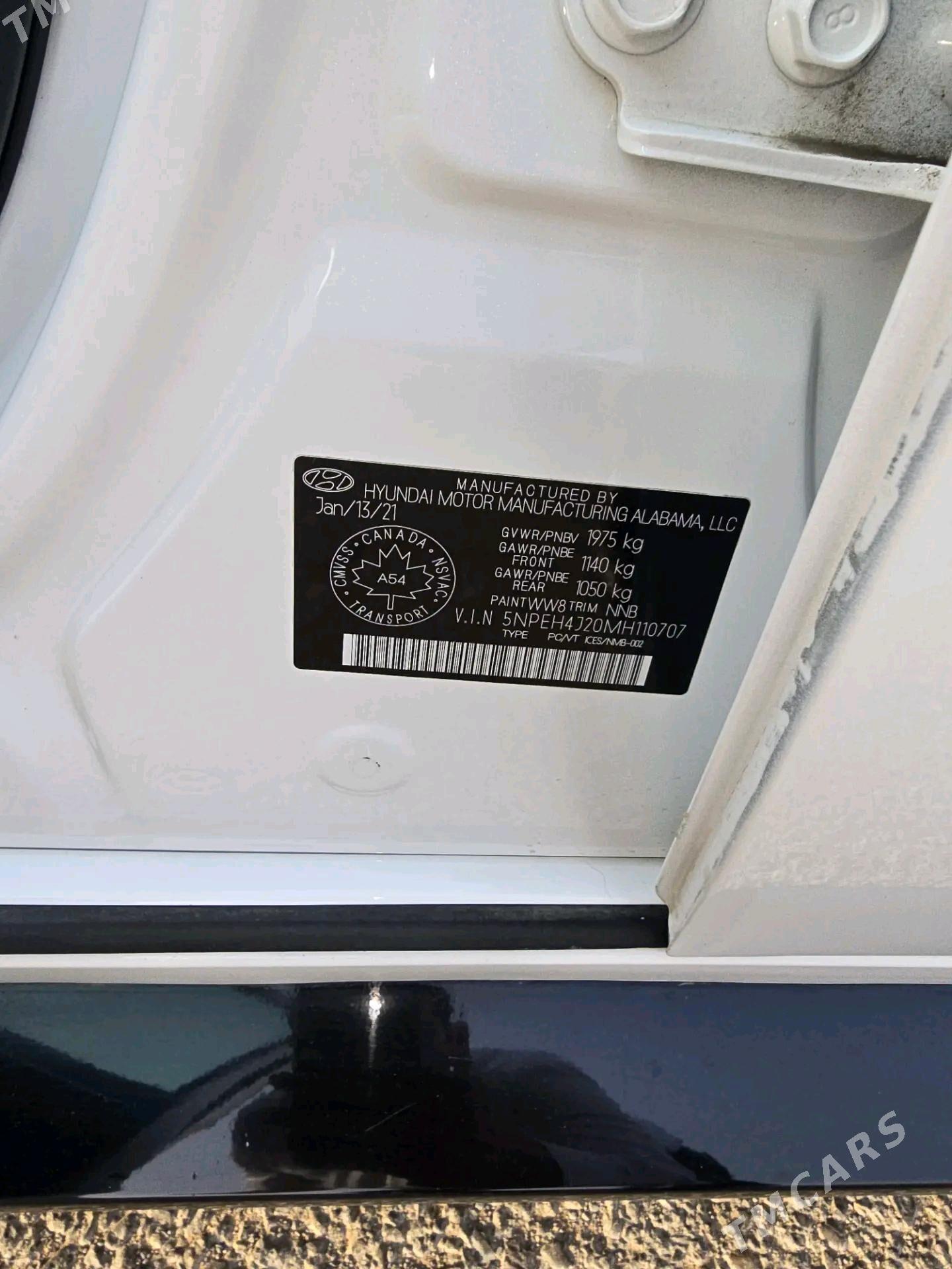 Hyundai Sonata 2021 - 300 000 TMT - Ашхабад - img 1