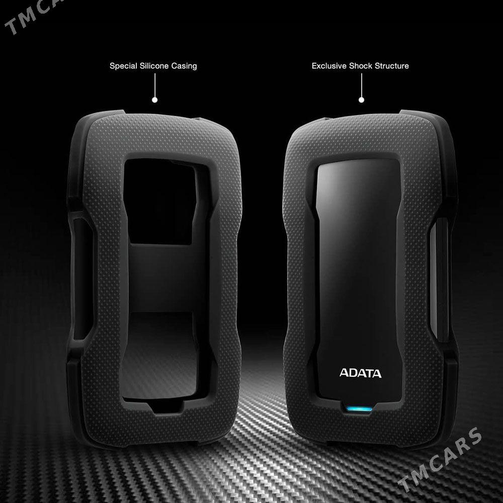 Žostkiý disk HDD Adata 2TB HD330 Durable - Ашхабад - img 2