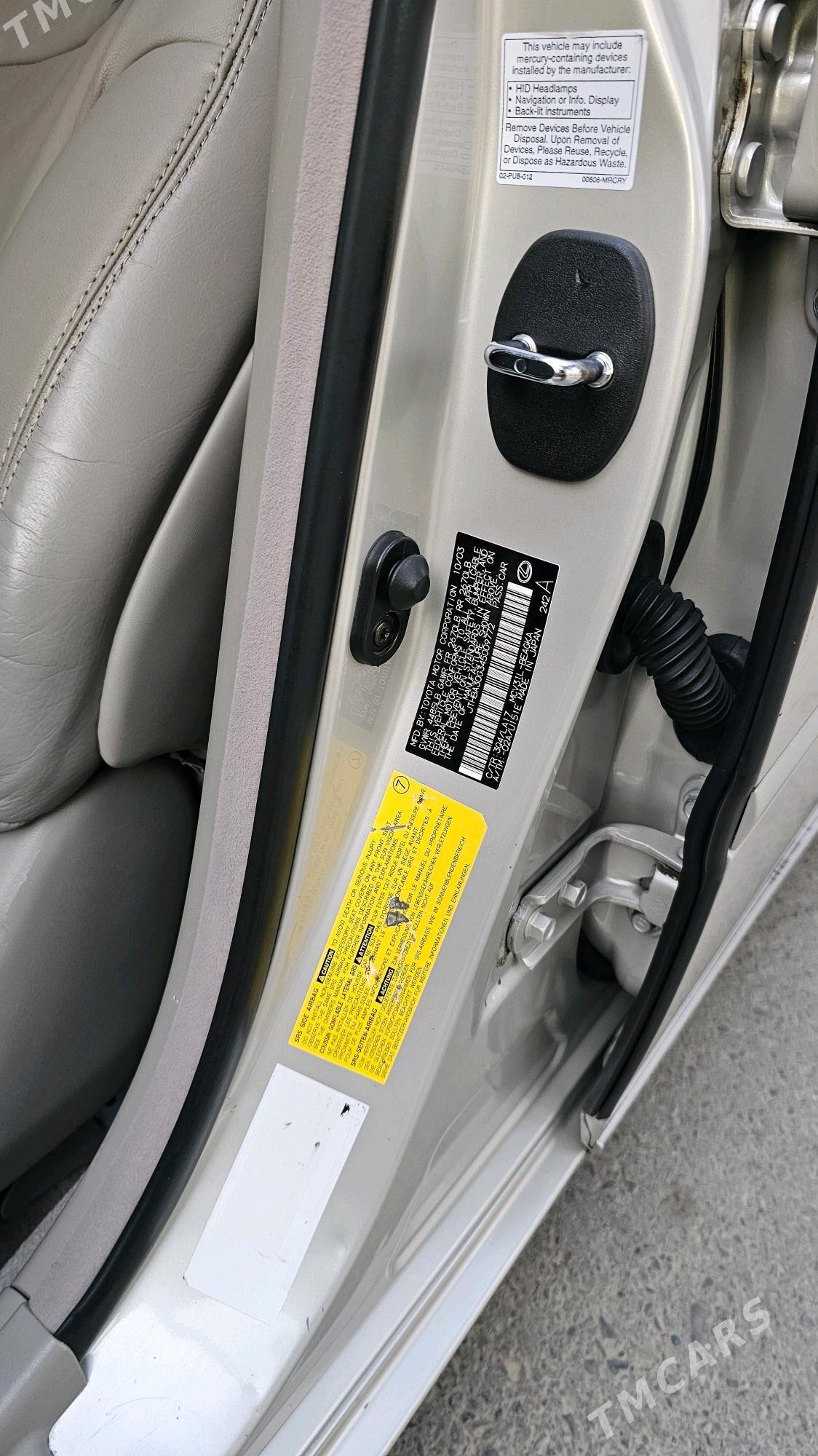Lexus ES 330 2003 - 220 000 TMT - Мары - img 3