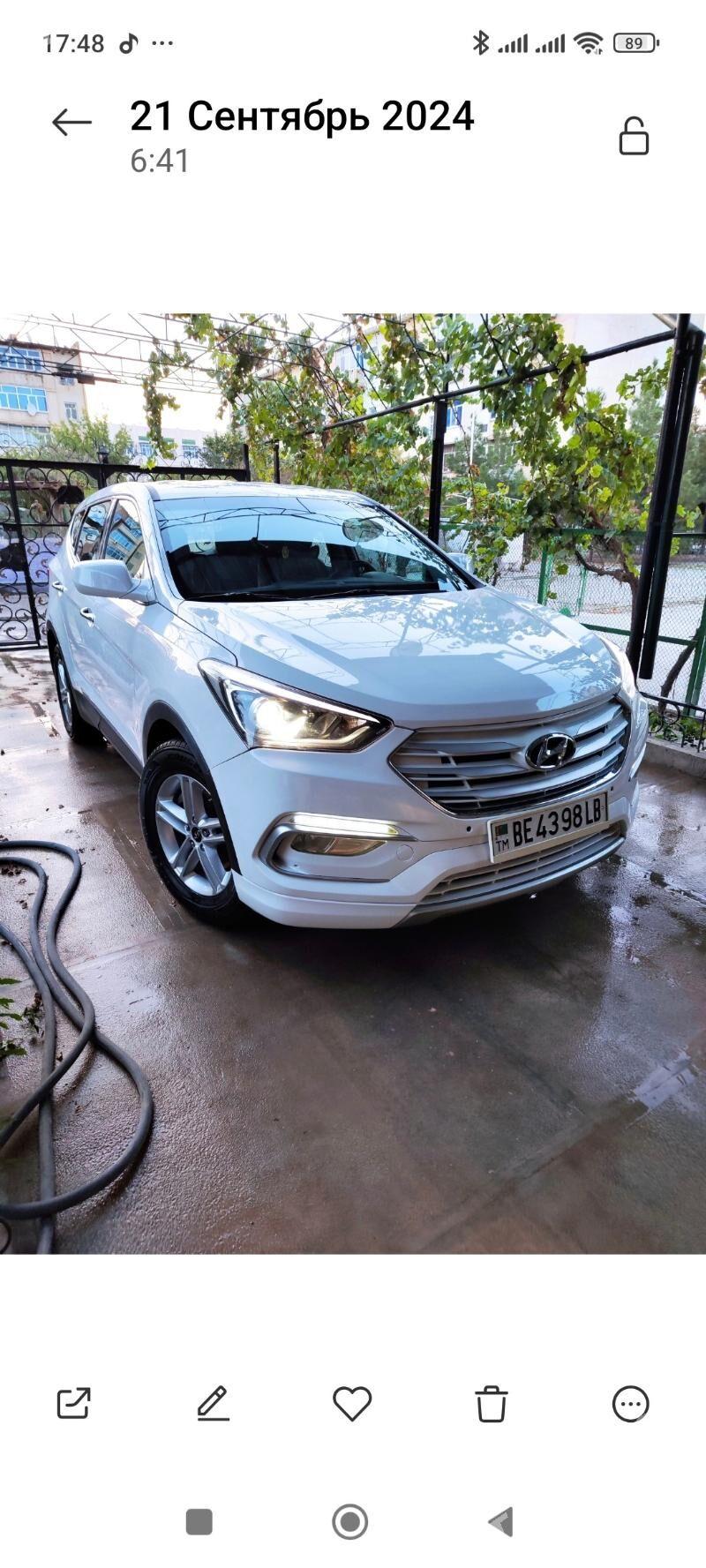 Hyundai Santa Fe Sport 2017 - 300 000 TMT - Туркменабат - img 3