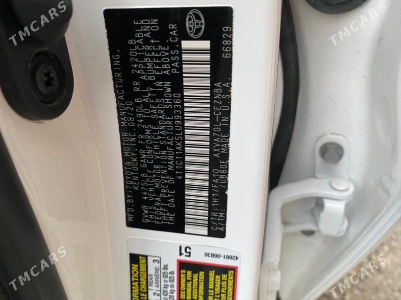 Toyota Camry 2020 - 305 000 TMT - Aşgabat - img 5