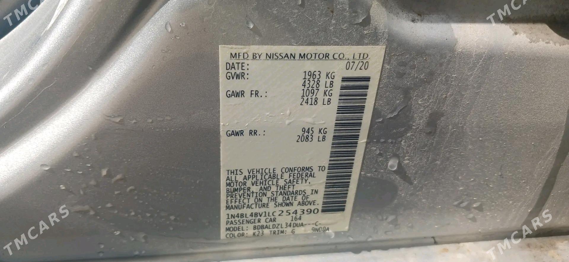 Nissan Altima 2020 - 200 000 TMT - Mary - img 5