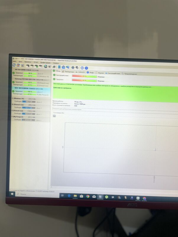 WD 1 TB жесткий диск HDD - Ашхабад - img 1