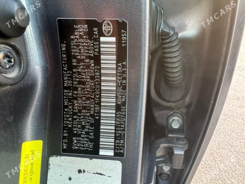 Toyota Camry 2012 - 240 000 TMT - Türkmenabat - img 9