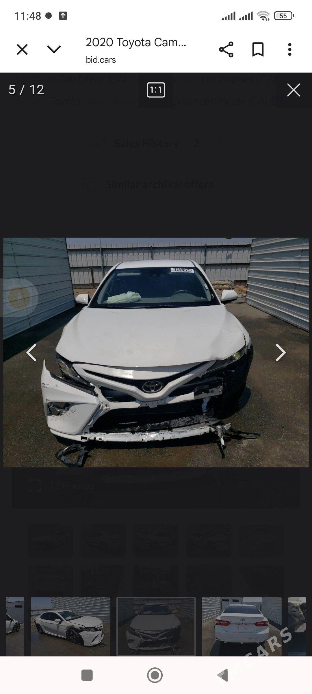 Toyota Camry 2020 - 323 000 TMT - Ким район - img 9