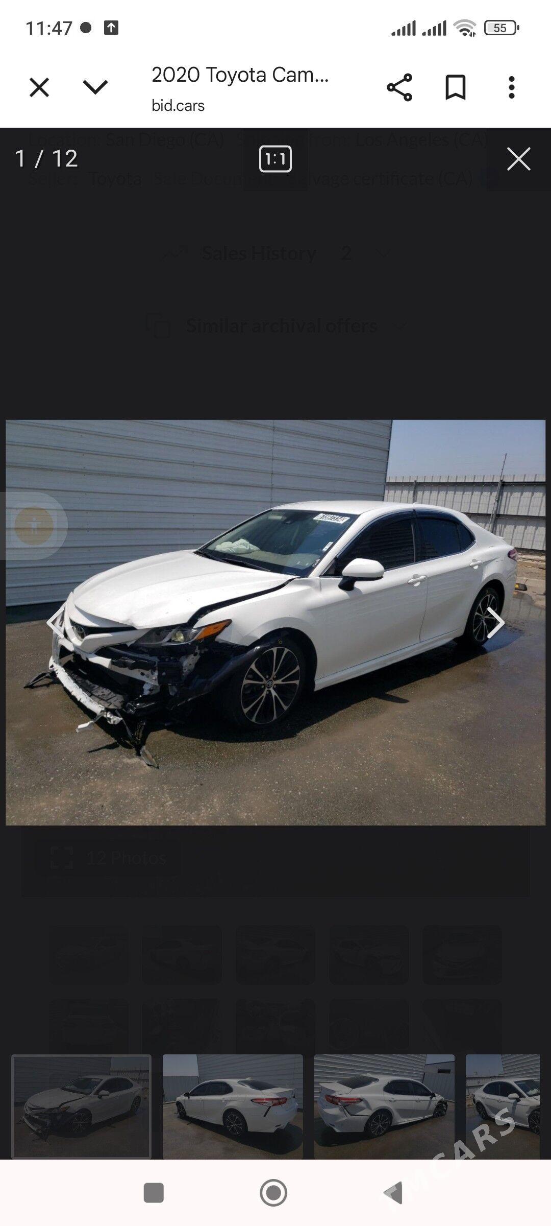 Toyota Camry 2020 - 323 000 TMT - Ким район - img 4