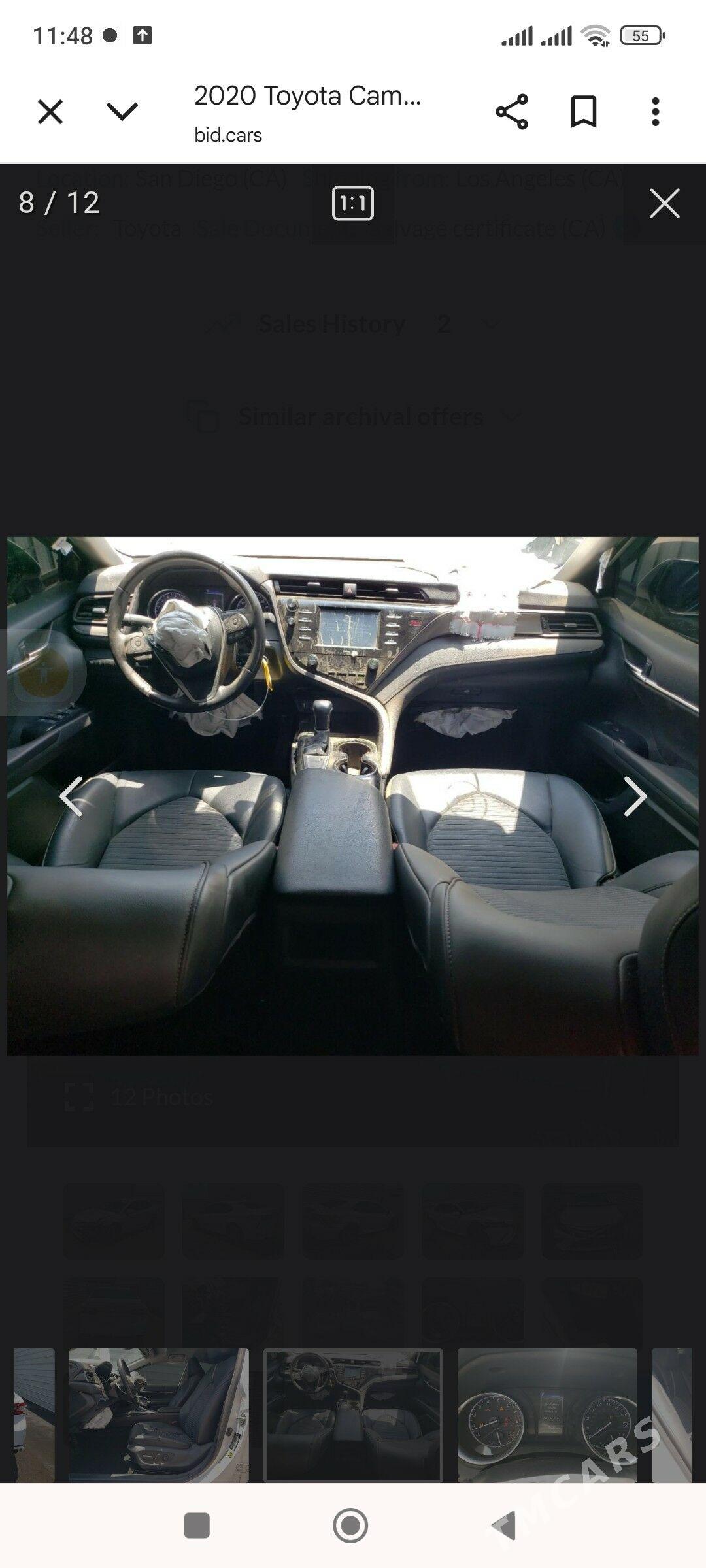 Toyota Camry 2020 - 323 000 TMT - Ким район - img 7