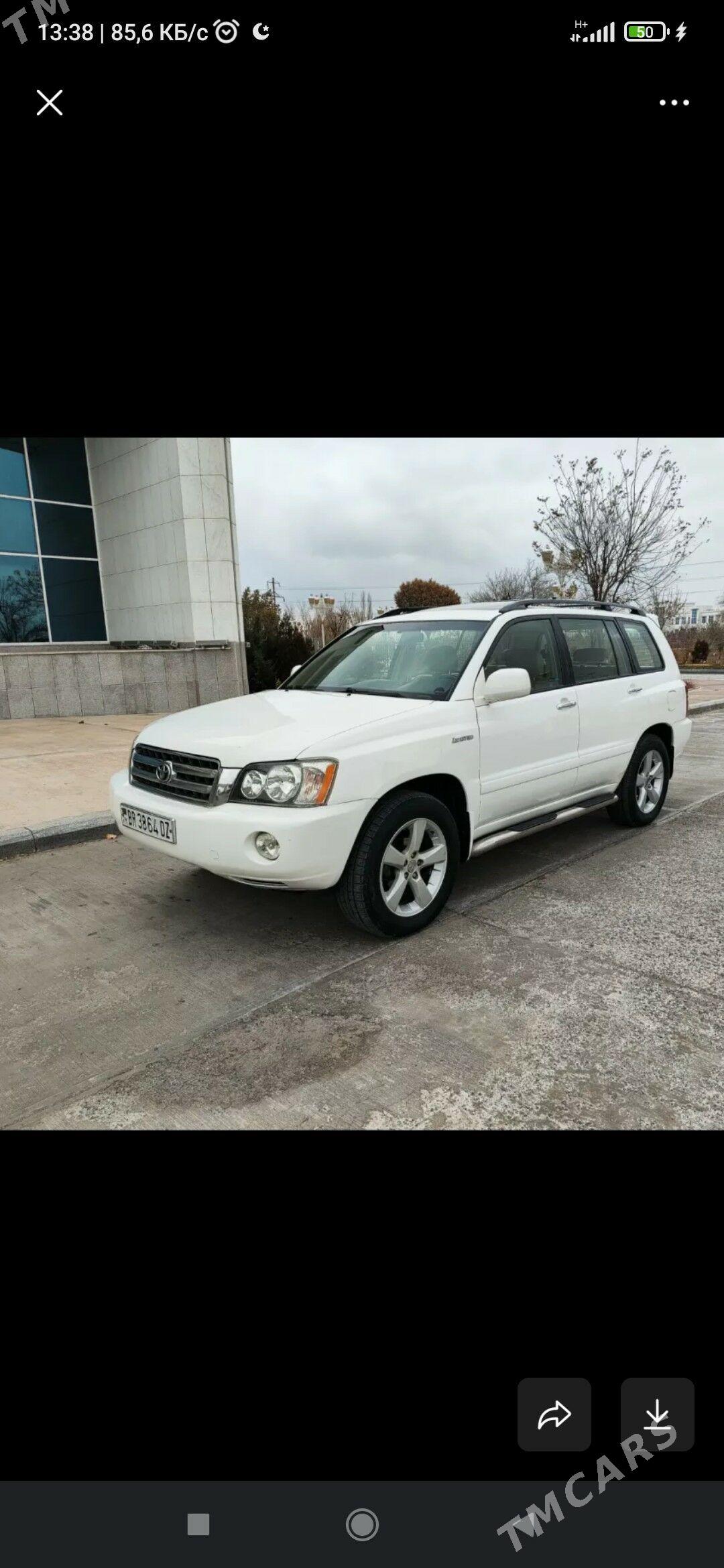 Toyota Highlander 2003 - 275 000 TMT - Кёнеургенч - img 1