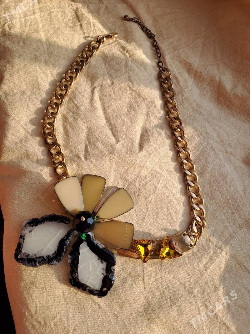 бусы колье бижутерия - Ашхабад - img 1