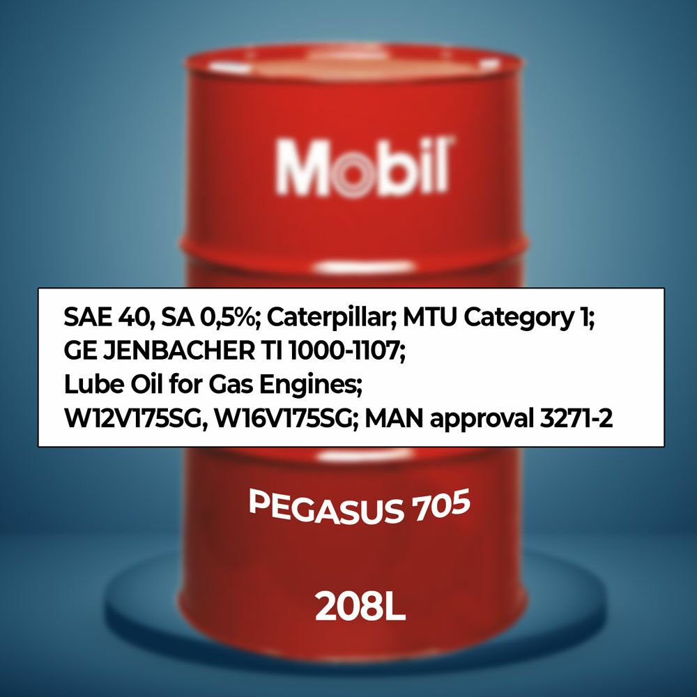Mobil Pegasus 705 - 208L 1 TMT - Aşgabat - img 1