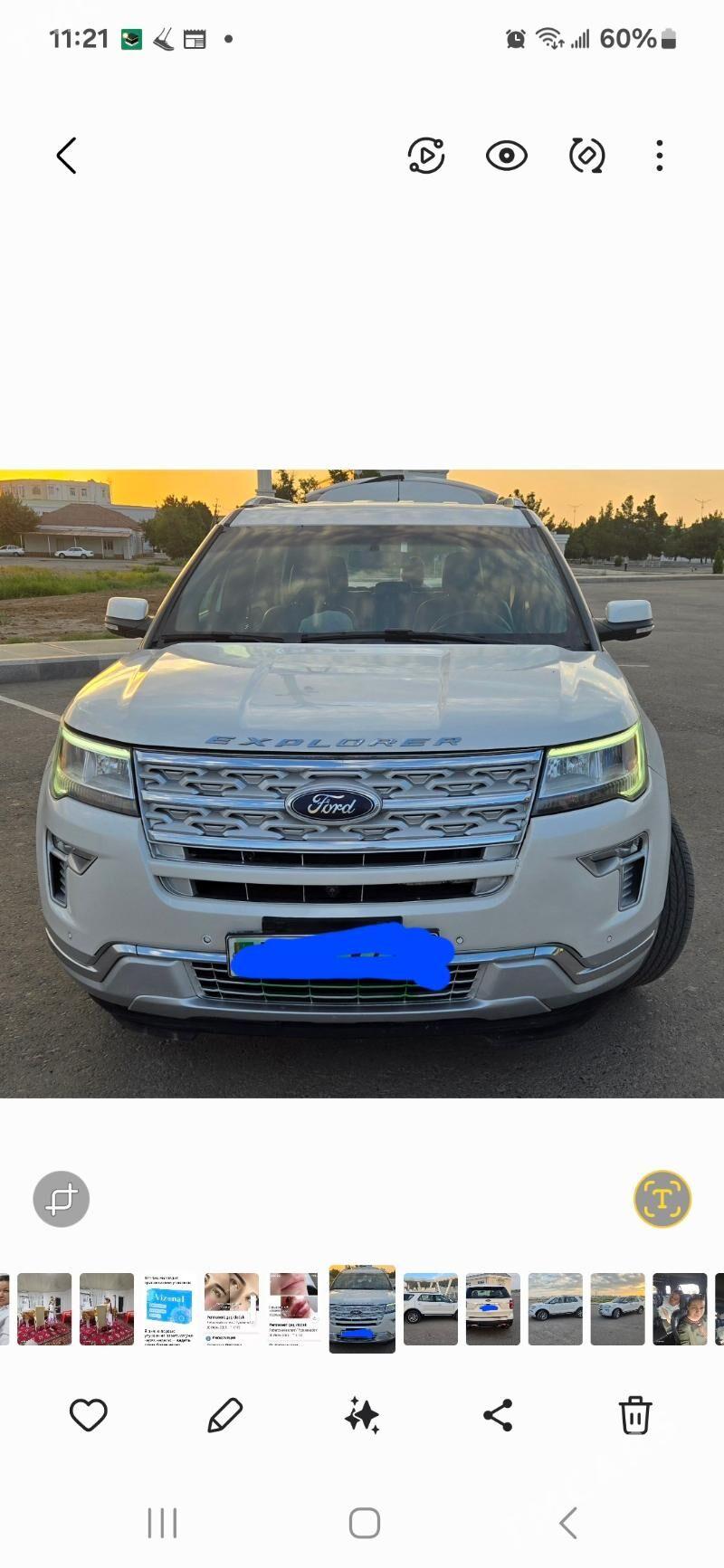 Ford Explorer 2019 - 370 000 TMT - Туркменабат - img 4