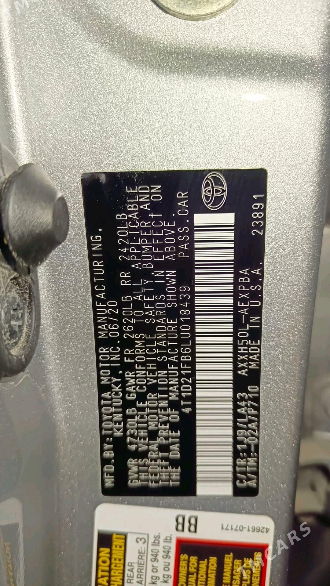 Toyota Avalon 2020 - 400 000 TMT - Дашогуз - img 3