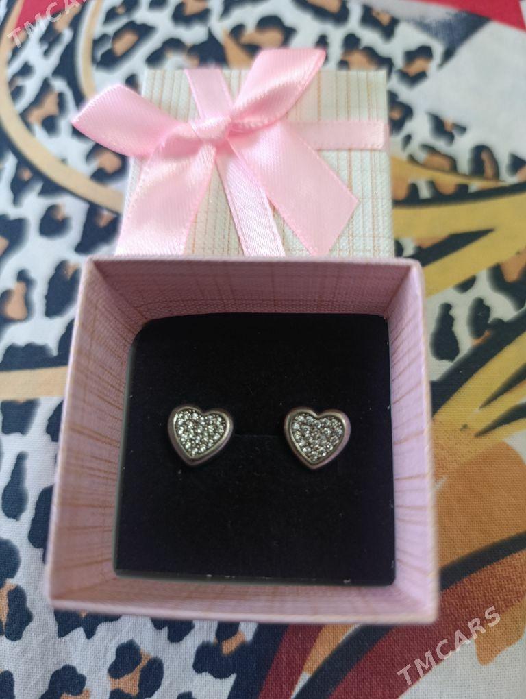 Серебряные серьги-гвоздики - 4 мкр - img 2