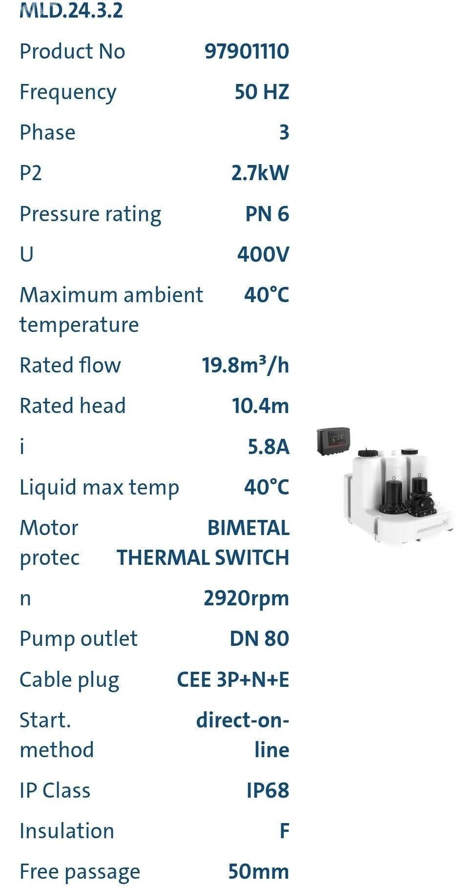 GRUNDFOS nasos MLD.24.3.2 - Ашхабад - img 2
