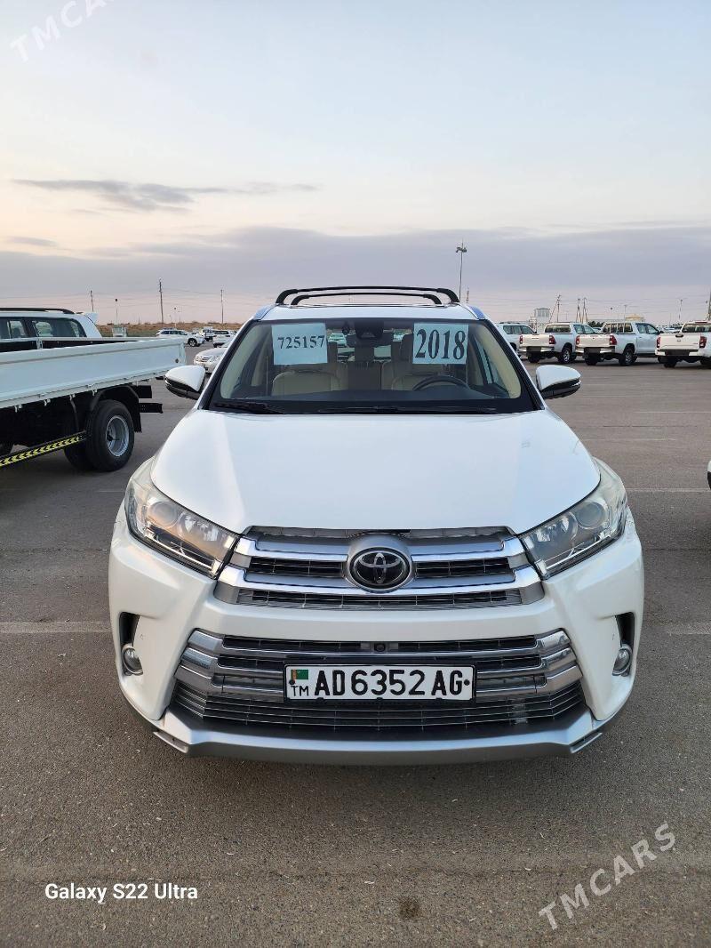 Toyota Highlander 2018 - 490 000 TMT - Ашхабад - img 1