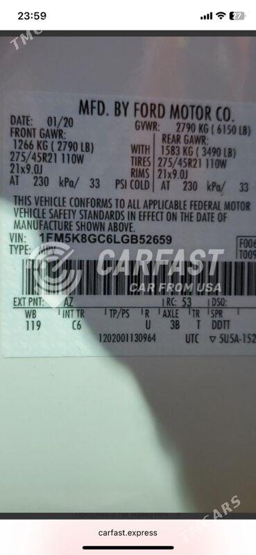 Ford Explorer 2020 - 550 000 TMT - Мары - img 5