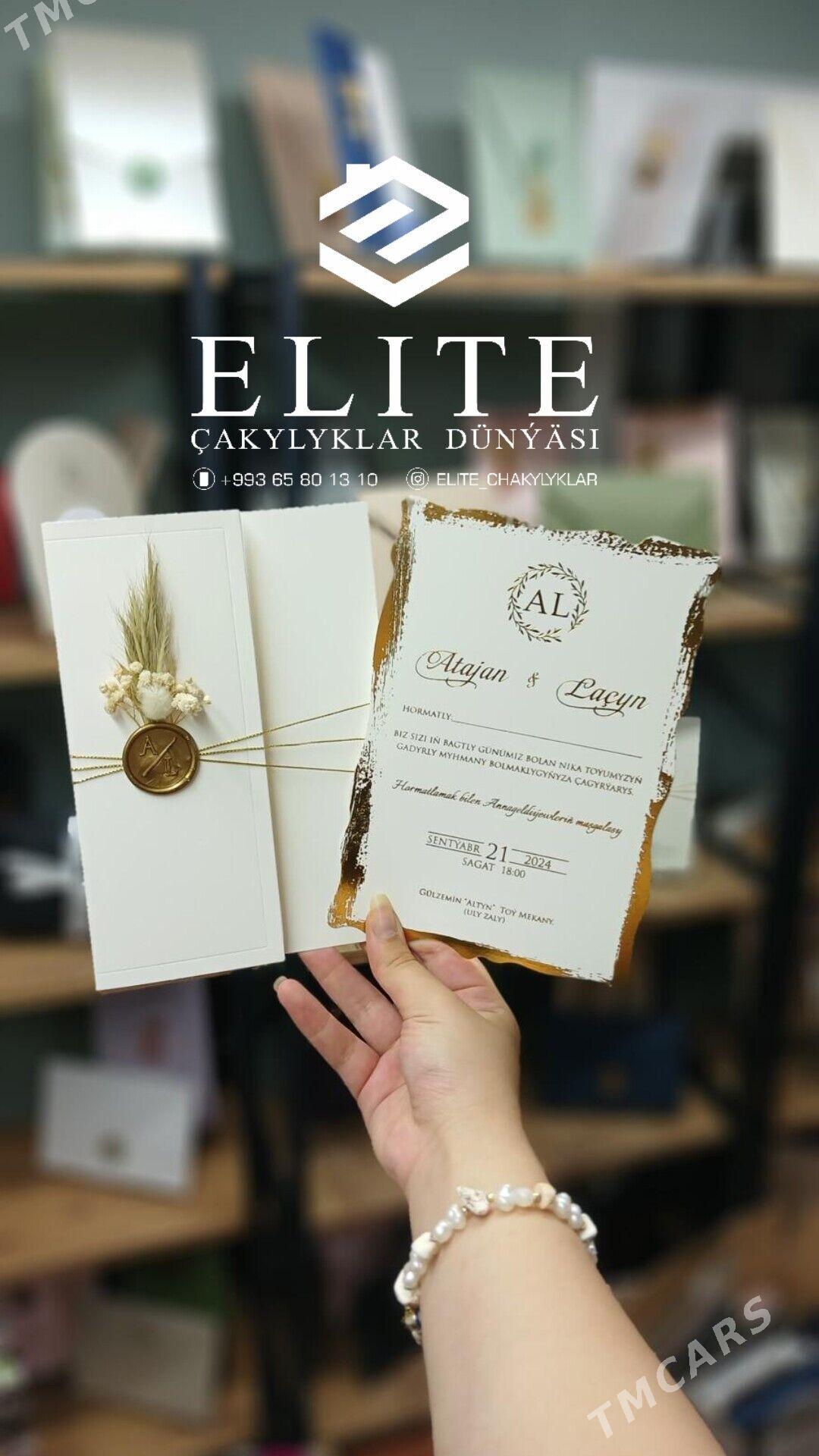 ELITE ÇAKYLYKLAR /  toý paý - Ашхабад - img 4