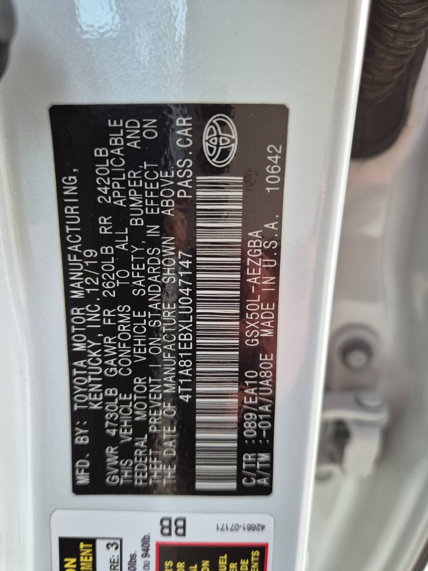 Toyota Avalon 2020 - 379 000 TMT - Gyzylarbat - img 10