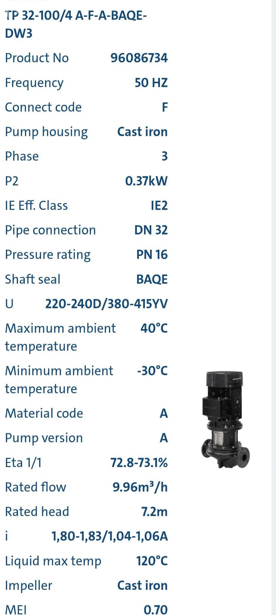 GRUNDFOS nasos  TP 32-100/4 - Aşgabat - img 2