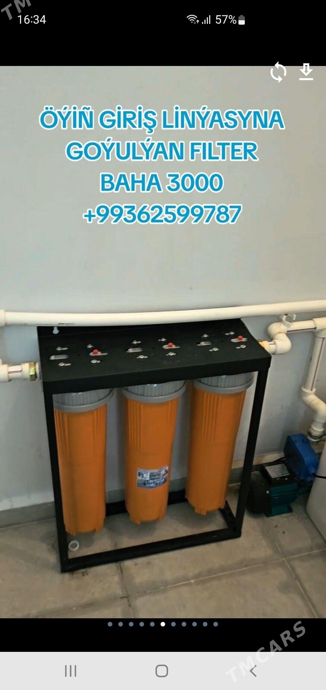 Suw filter Magazyn Mir6 - Aşgabat - img 1