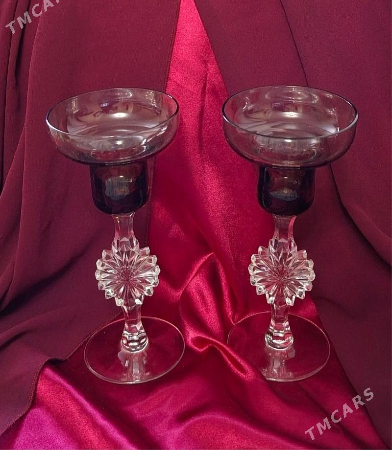 Подсвечник хрусталь винтаж - Ашхабад - img 4